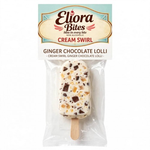 CREAM SWIRL GINGER CHOCOLATE LOLLI CREAM SWIRL GINGER CHOCOLATE LOLLI